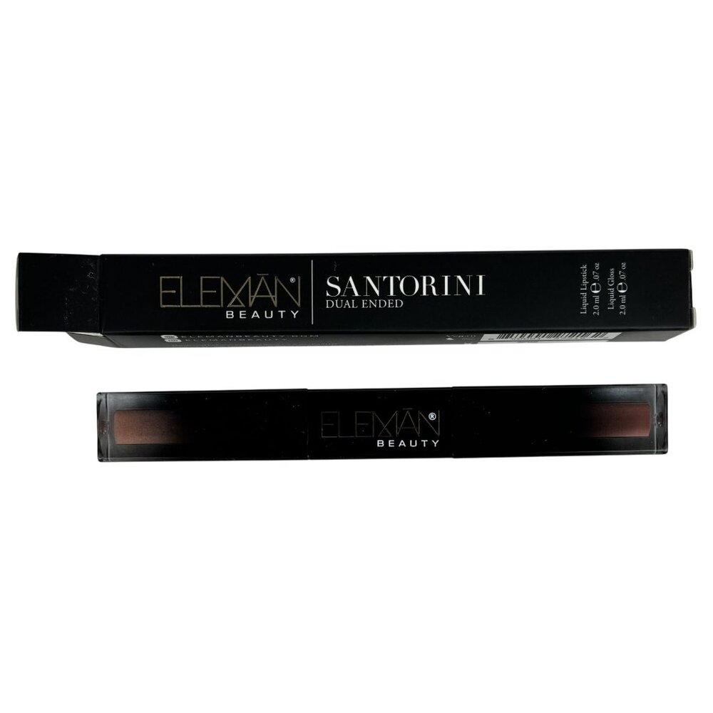 Eleman Beauty Santorini Dual Ended Liquid Lipstick Vegan Smooth Long Lasting NEW - Picture 2 of 7